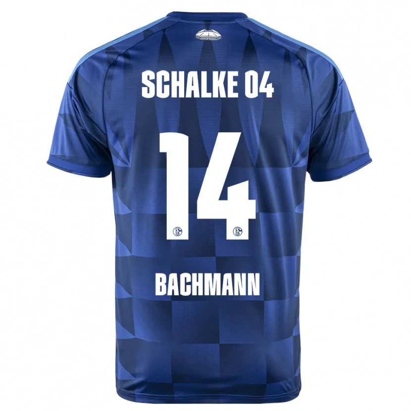 Danxen Herren Janik Bachmann #14 Dunkelblau Gelb Weiß Heimtrikot Trikot 2026/27 T-Shirt Österreich