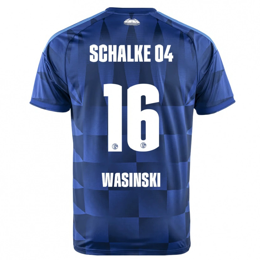 Danxen Herren Martin Wasinski #16 Dunkelblau Gelb Weiß Heimtrikot Trikot 2026/27 T-Shirt Österreich