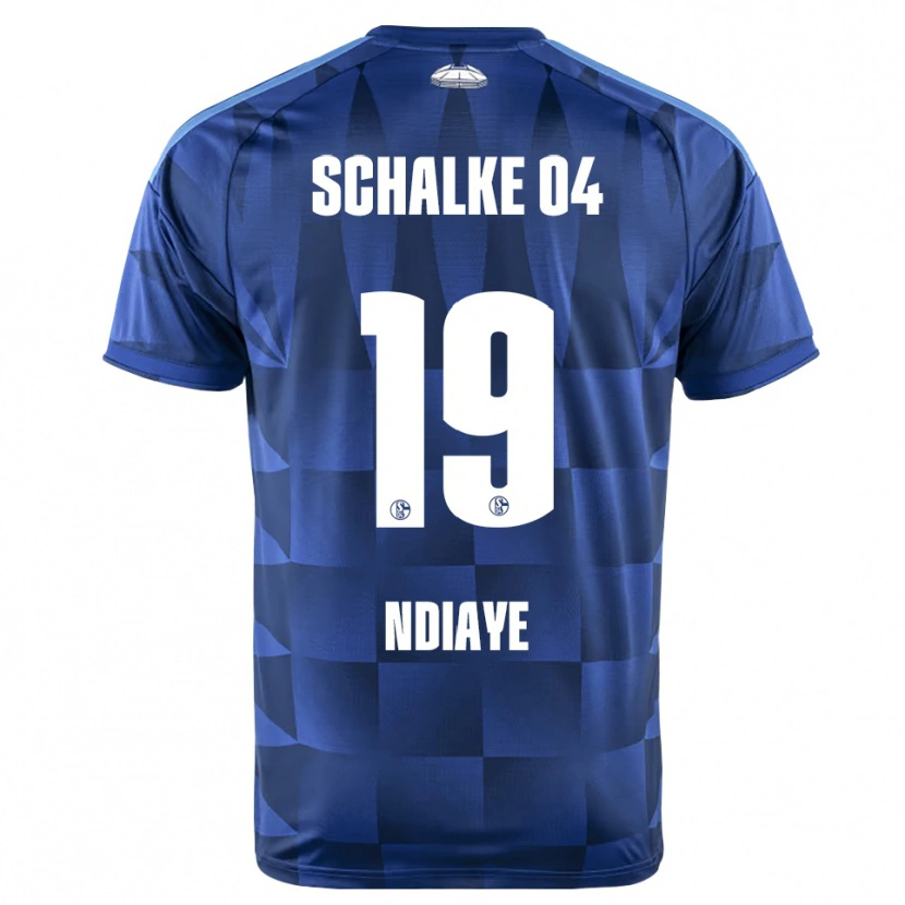 Danxen Herren Jean-Paul Ndiaye #19 Dunkelblau Gelb Weiß Heimtrikot Trikot 2026/27 T-Shirt Österreich
