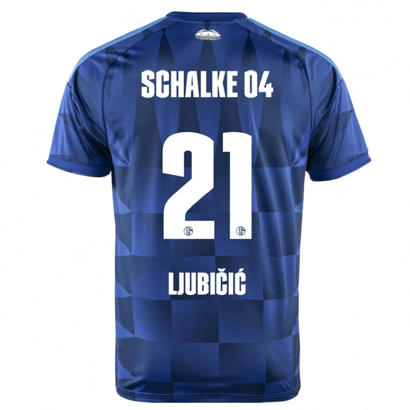 Danxen Herren Dejan Ljubicic #21 Dunkelblau Gelb Weiß Heimtrikot Trikot 2026/27 T-Shirt Österreich