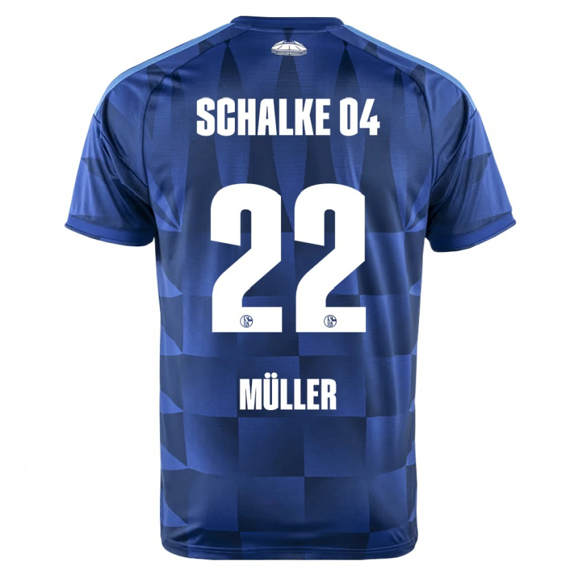Danxen Herren Kevin Müller #22 Dunkelblau Gelb Weiß Heimtrikot Trikot 2026/27 T-Shirt Österreich