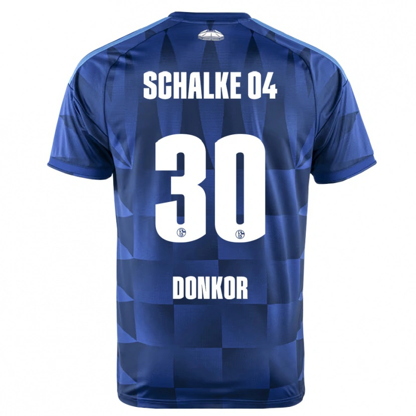 Danxen Herren Anton Donkor #30 Dunkelblau Gelb Weiß Heimtrikot Trikot 2026/27 T-Shirt Österreich