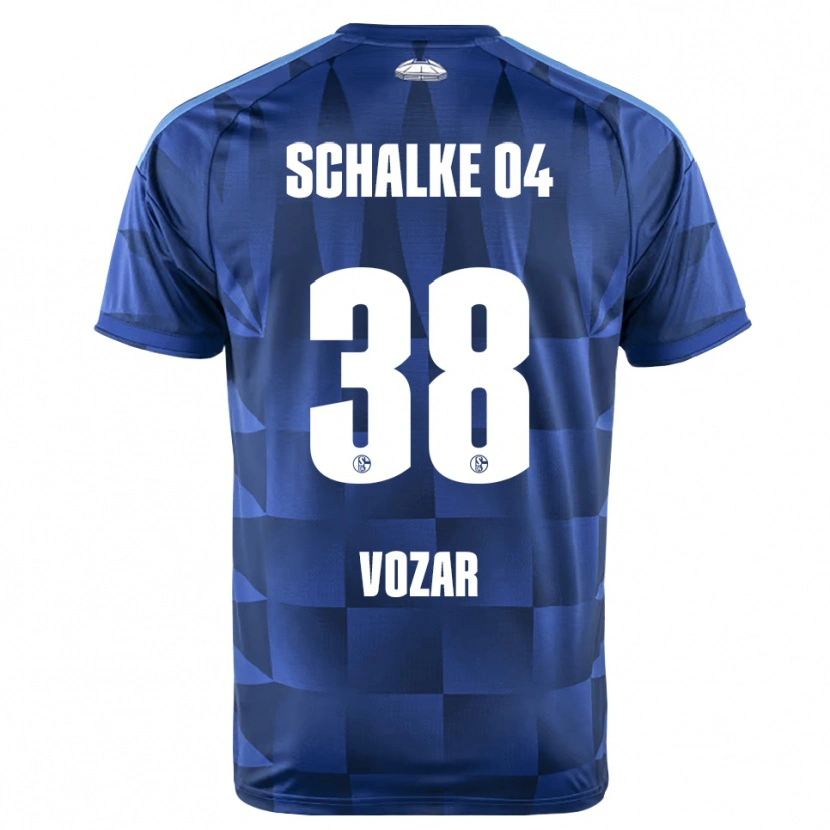 Danxen Herren Luca Vozar #38 Dunkelblau Gelb Weiß Heimtrikot Trikot 2026/27 T-Shirt Österreich