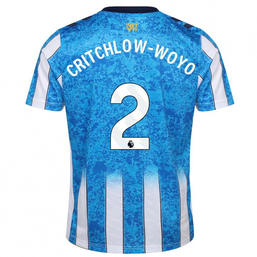 Danxen Herren Tionne Critchlow-Woyo #2 Weiß Blau Orange Heimtrikot Trikot 2026/27 T-Shirt Österreich