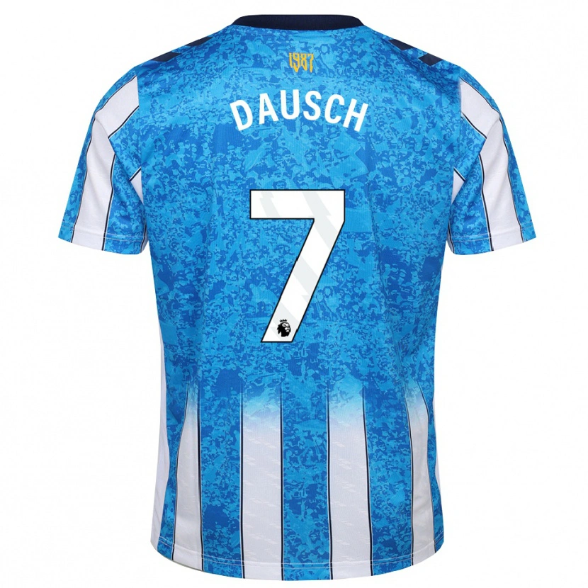 Danxen Herren Aidan Dausch #7 Weiß Blau Orange Heimtrikot Trikot 2026/27 T-Shirt Österreich
