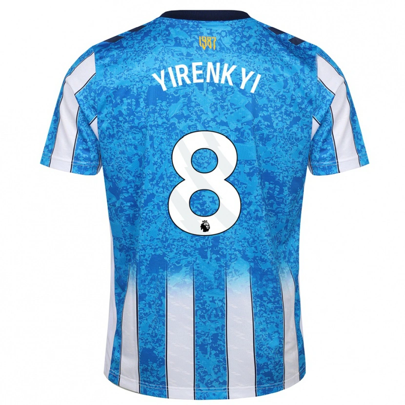 Danxen Herren Caleb Yirenkyi #8 Weiß Blau Orange Heimtrikot Trikot 2026/27 T-Shirt Österreich