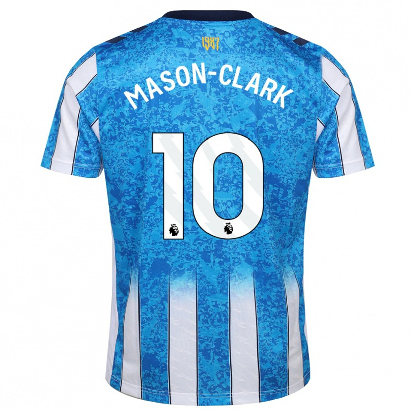 Danxen Herren Ephron Mason-Clark #10 Weiß Blau Orange Heimtrikot Trikot 2026/27 T-Shirt Österreich