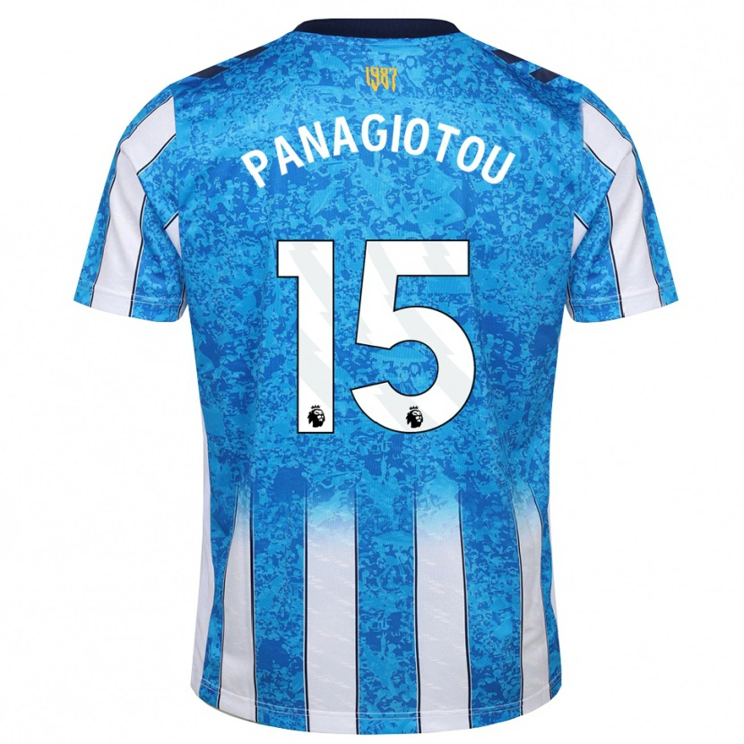 Danxen Herren Constantine Panagiotou #15 Weiß Blau Orange Heimtrikot Trikot 2026/27 T-Shirt Österreich