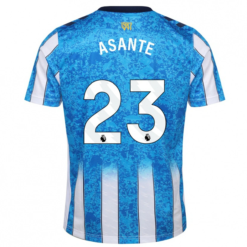 Danxen Herren Brandon Thomas-Asante #23 Weiß Blau Orange Heimtrikot Trikot 2026/27 T-Shirt Österreich