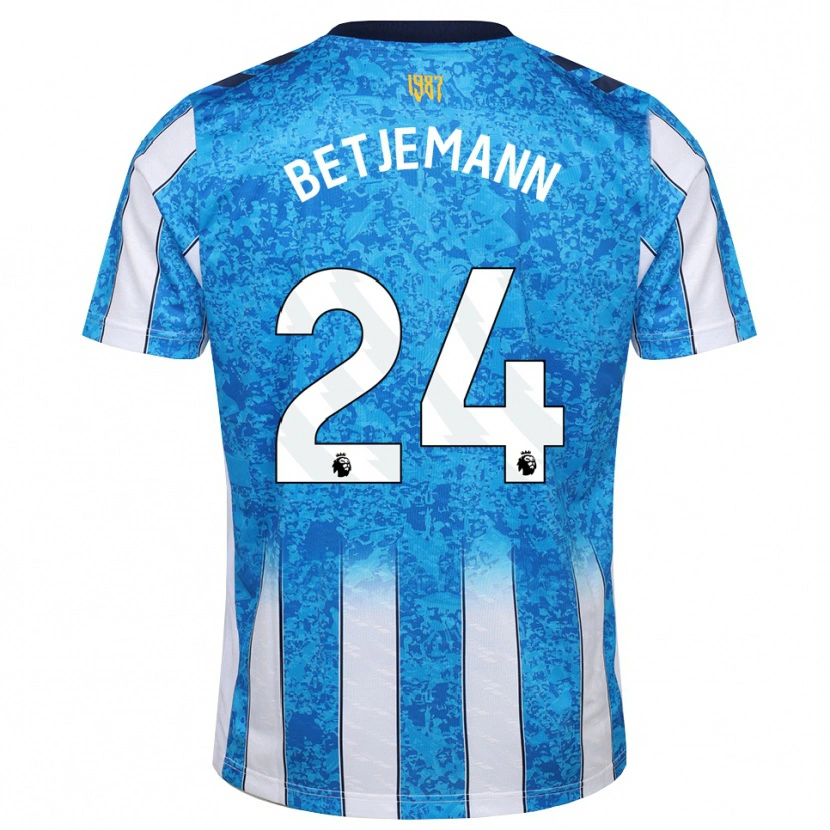 Danxen Herren Elliot Betjemann #24 Weiß Blau Orange Heimtrikot Trikot 2026/27 T-Shirt Österreich
