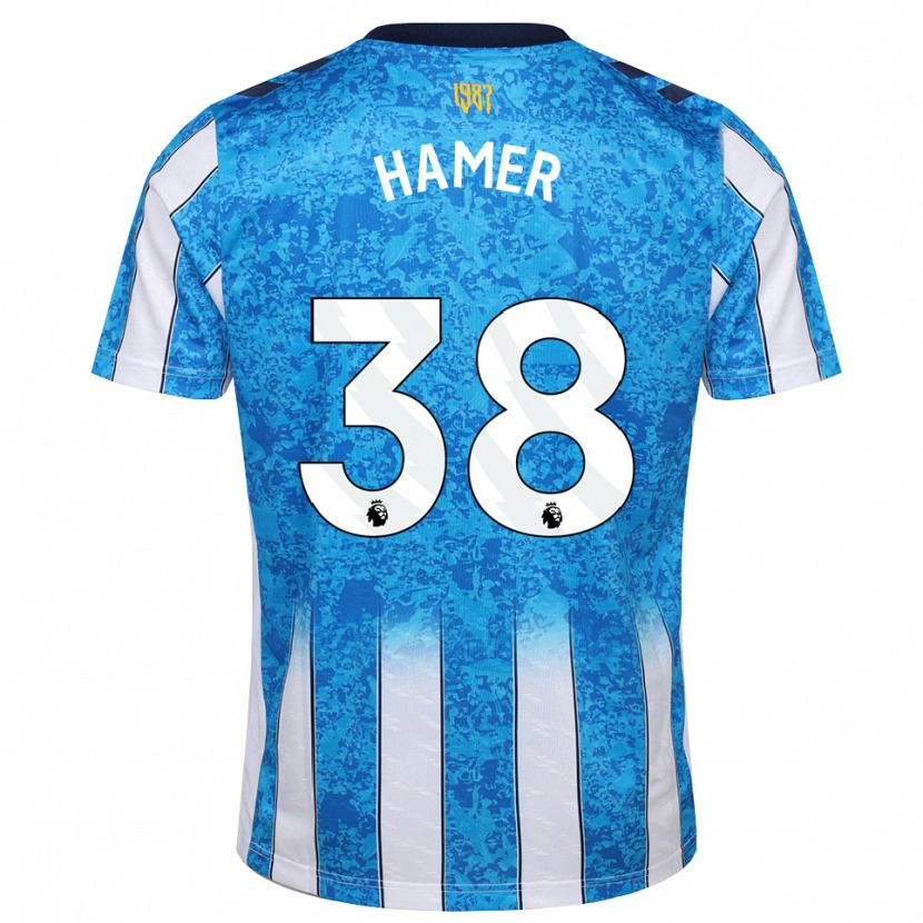 Danxen Herren Gustavo Hamer #38 Weiß Blau Orange Heimtrikot Trikot 2026/27 T-Shirt Österreich