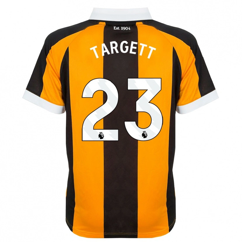 Danxen Herren Matt Targett #23 Orange Schwarz Weiß Heimtrikot Trikot 2026/27 T-Shirt Österreich