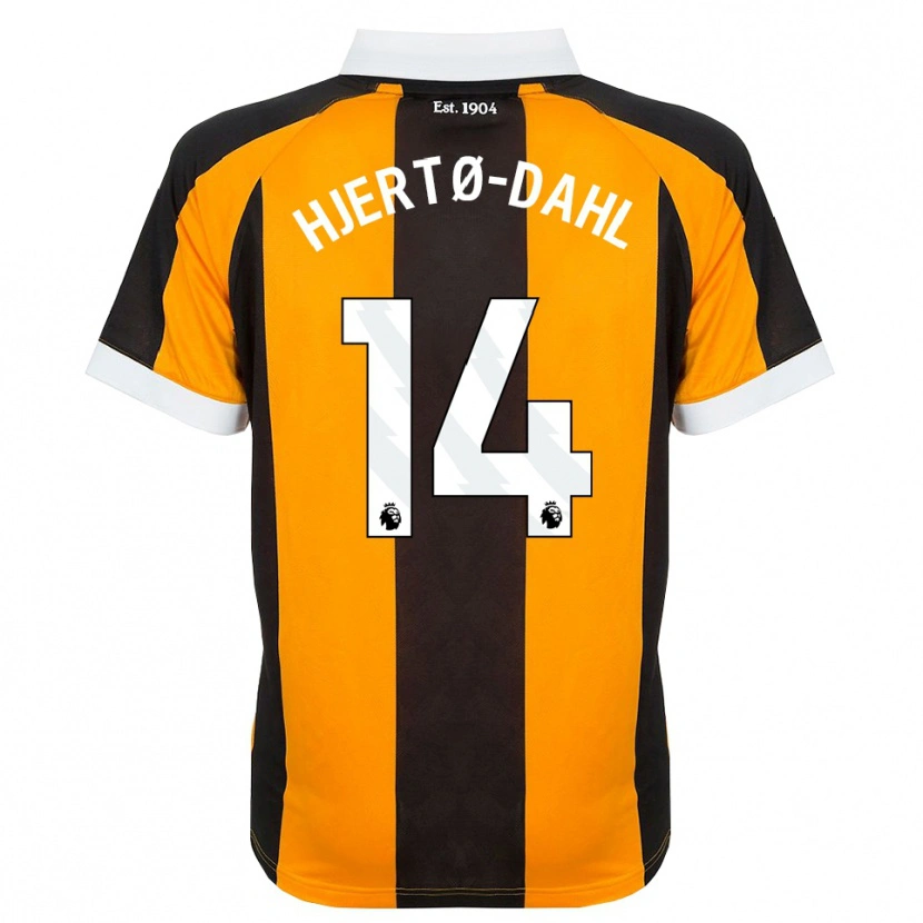 Danxen Herren Jens Hjertø-Dahl #14 Orange Schwarz Weiß Heimtrikot Trikot 2026/27 T-Shirt Österreich