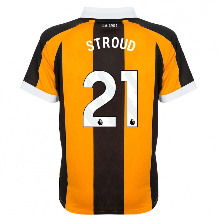 Danxen Herren Elliot Stroud #21 Orange Schwarz Weiß Heimtrikot Trikot 2026/27 T-Shirt Österreich