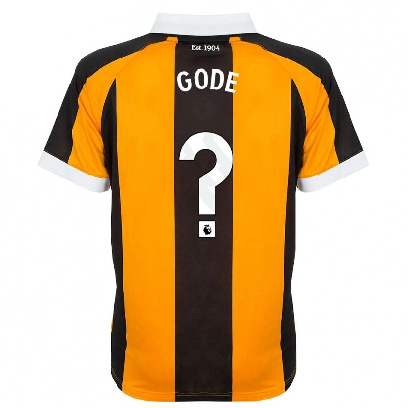Danxen Herren Ted Gode #0 Orange Schwarz Weiß Heimtrikot Trikot 2026/27 T-Shirt Österreich