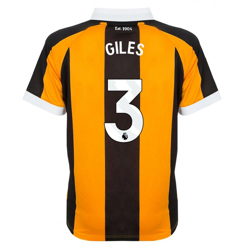 Danxen Herren Ryan Giles #3 Orange Schwarz Weiß Heimtrikot Trikot 2026/27 T-Shirt Österreich