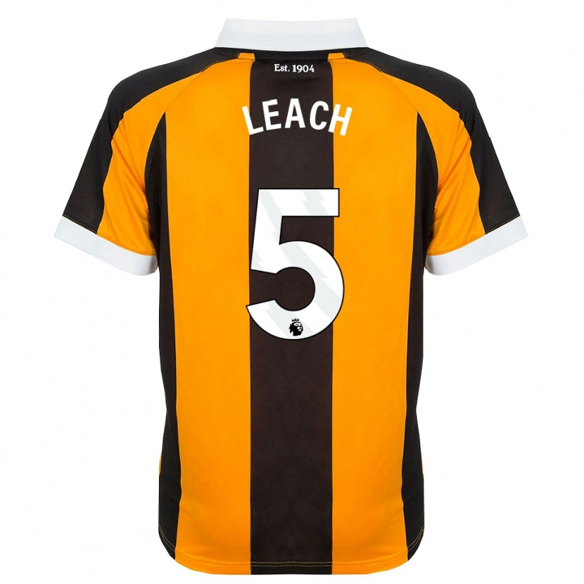 Danxen Herren Charlie Leach #5 Orange Schwarz Weiß Heimtrikot Trikot 2026/27 T-Shirt Österreich