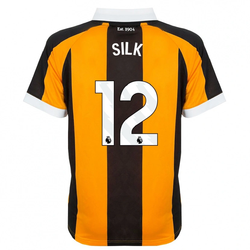 Danxen Herren Reuben Silk #12 Orange Schwarz Weiß Heimtrikot Trikot 2026/27 T-Shirt Österreich