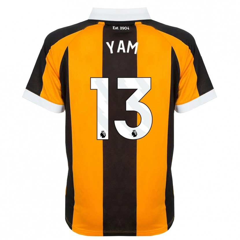 Danxen Herren Callum Yam #13 Orange Schwarz Weiß Heimtrikot Trikot 2026/27 T-Shirt Österreich