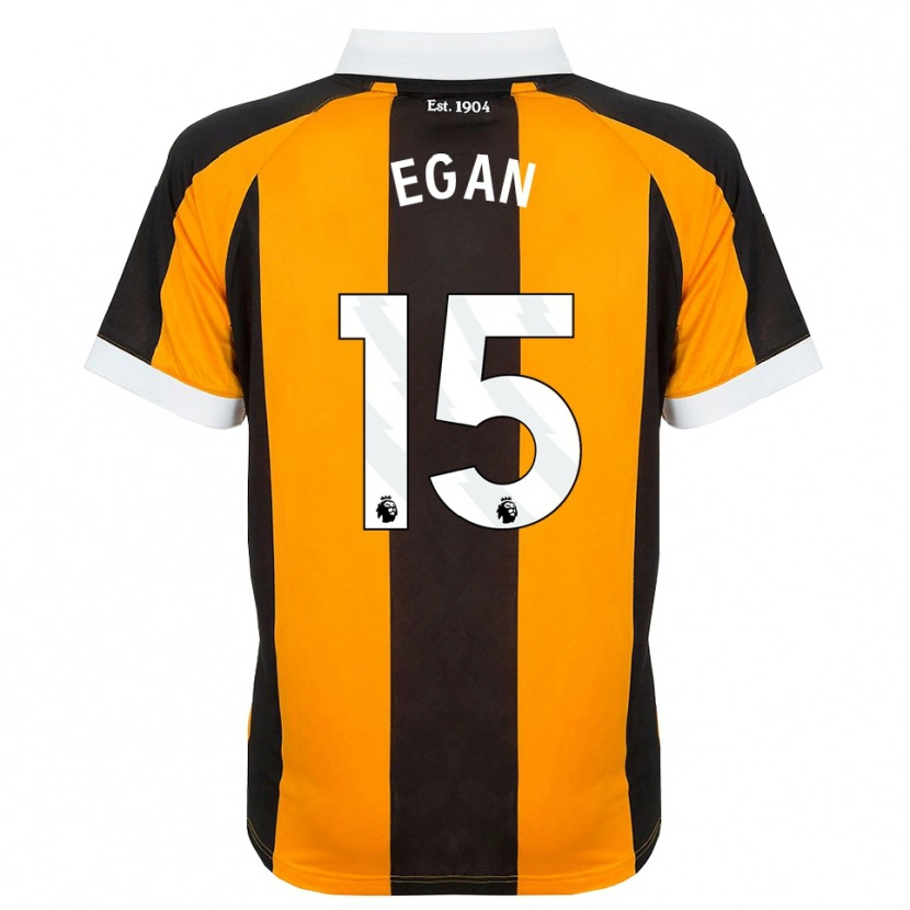 Danxen Herren John Egan #15 Orange Schwarz Weiß Heimtrikot Trikot 2026/27 T-Shirt Österreich