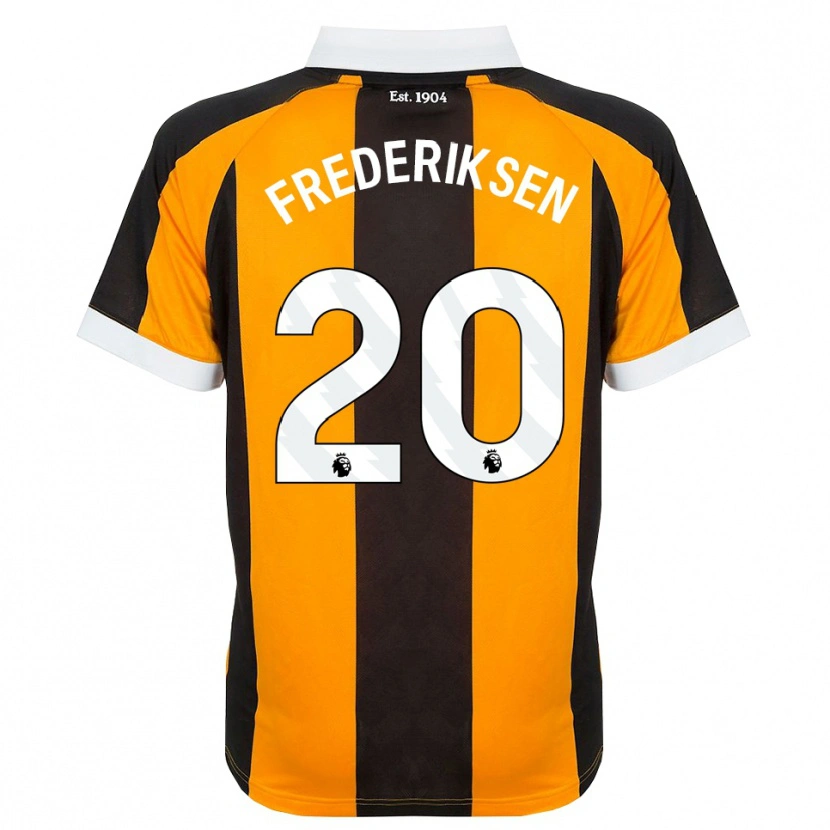 Danxen Herren Abbey Frederiksen #20 Orange Schwarz Weiß Heimtrikot Trikot 2026/27 T-Shirt Österreich