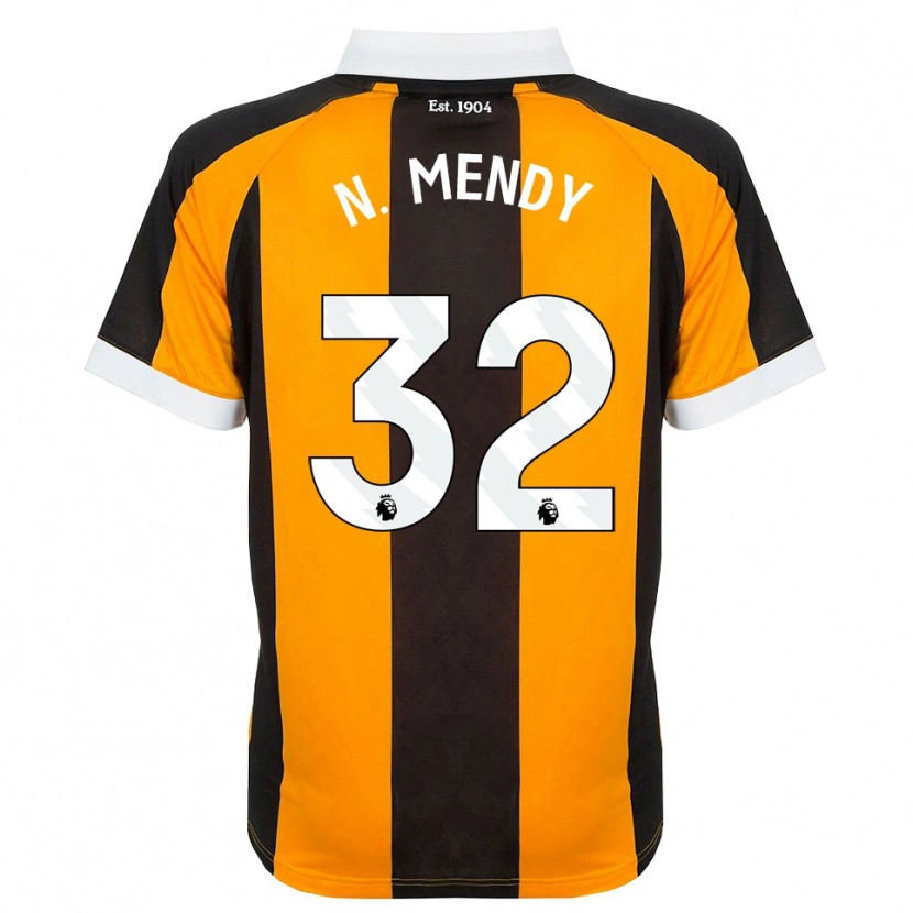 Danxen Herren Nobel Mendy #32 Orange Schwarz Weiß Heimtrikot Trikot 2026/27 T-Shirt Österreich