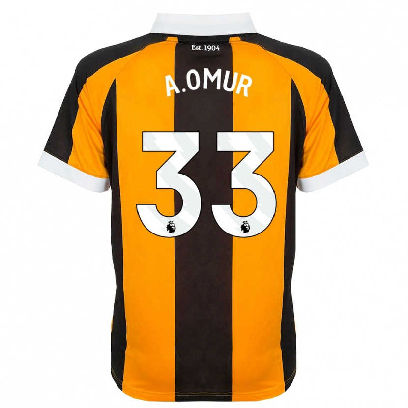 Danxen Herren Abdülkadir Ömür #33 Orange Schwarz Weiß Heimtrikot Trikot 2026/27 T-Shirt Österreich