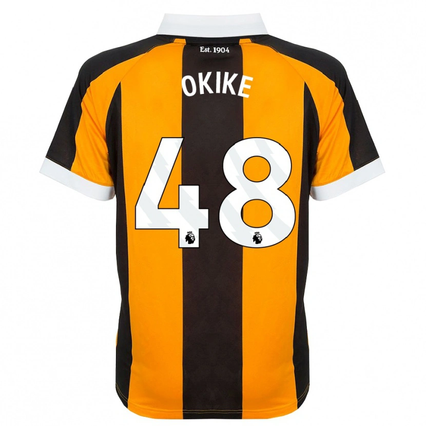 Danxen Herren Calvin Okike #48 Orange Schwarz Weiß Heimtrikot Trikot 2026/27 T-Shirt Österreich