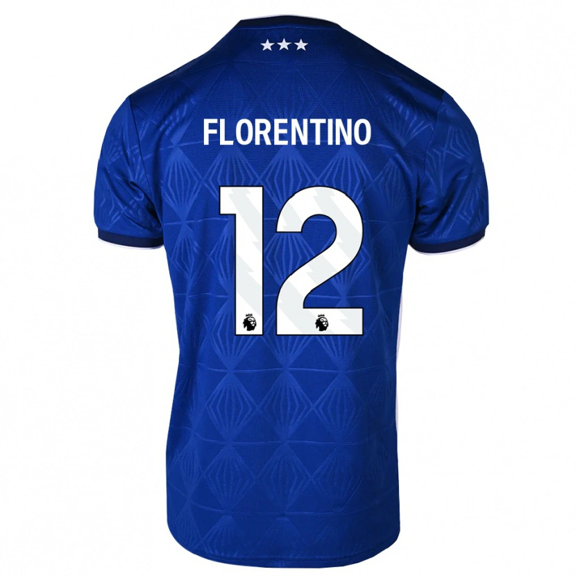 Danxen Herren Florentino Ibrain Morris Luís #12 Mittelblau Weiß Rot Heimtrikot Trikot 2026/27 T-Shirt Österreich