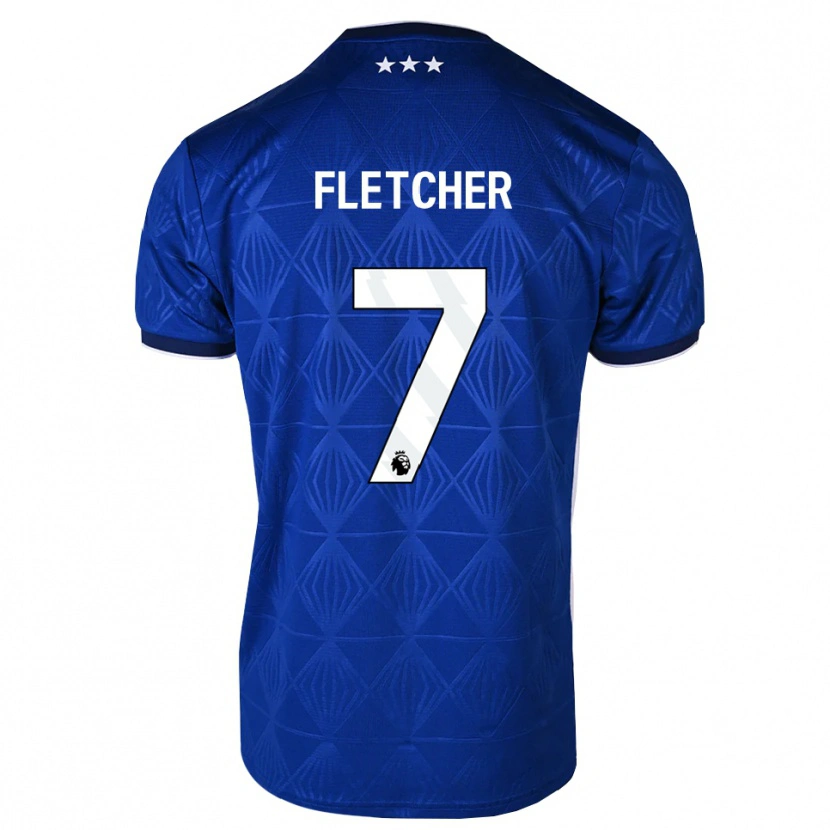 Danxen Herren Luca Fletcher #7 Mittelblau Weiß Rot Heimtrikot Trikot 2026/27 T-Shirt Österreich
