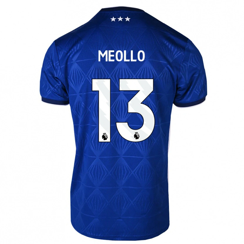 Danxen Herren Nina Meollo #13 Mittelblau Weiß Rot Heimtrikot Trikot 2026/27 T-Shirt Österreich