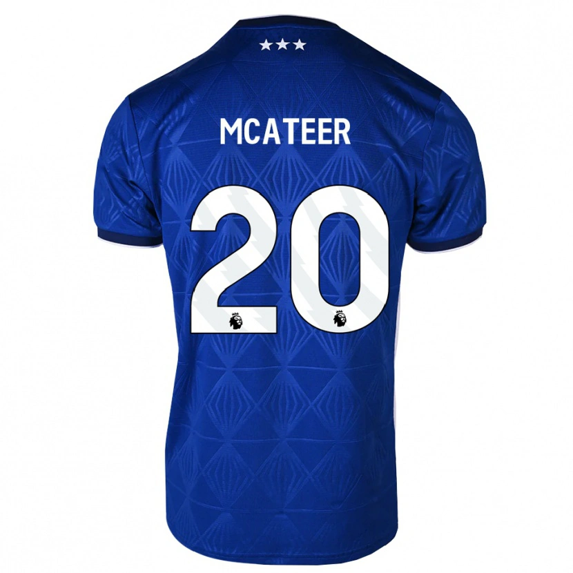 Danxen Herren Kasey Mcateer #20 Mittelblau Weiß Rot Heimtrikot Trikot 2026/27 T-Shirt Österreich