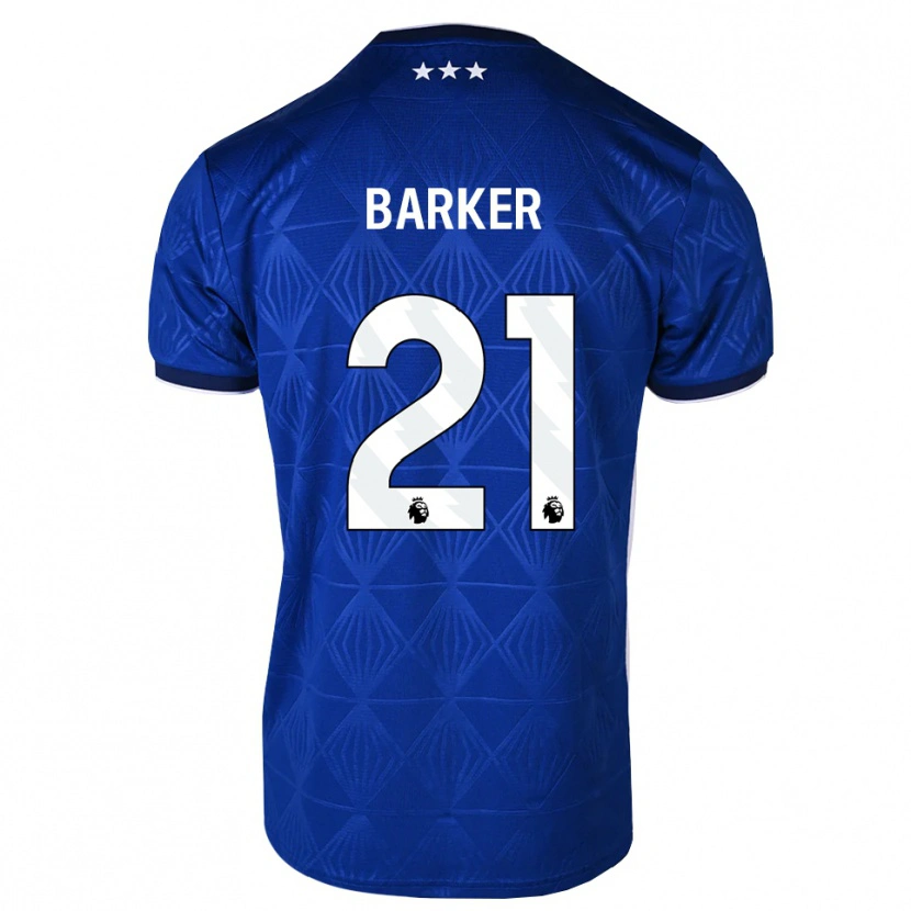 Danxen Herren Maisy Barker #21 Mittelblau Weiß Rot Heimtrikot Trikot 2026/27 T-Shirt Österreich