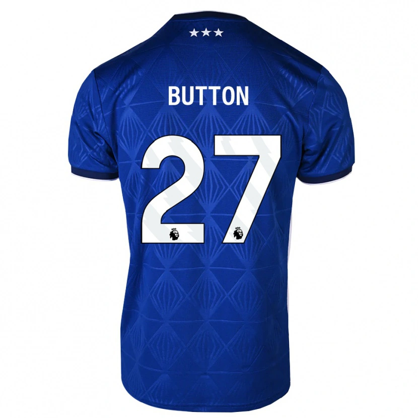 Danxen Herren David Button #27 Mittelblau Weiß Rot Heimtrikot Trikot 2026/27 T-Shirt Österreich