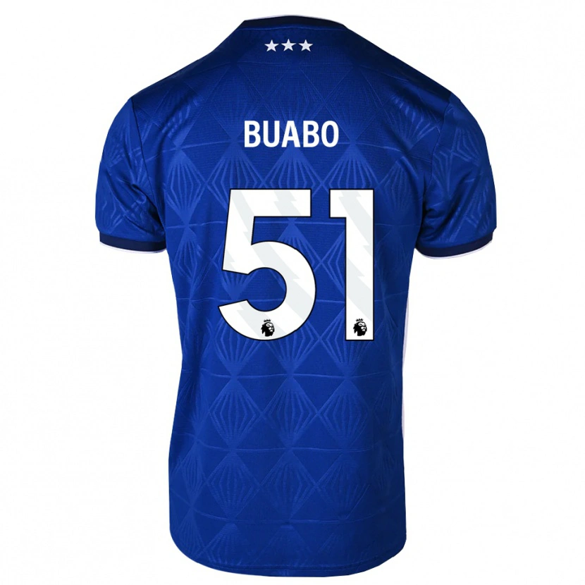 Danxen Herren Gerrard Buabo #51 Mittelblau Weiß Rot Heimtrikot Trikot 2026/27 T-Shirt Österreich