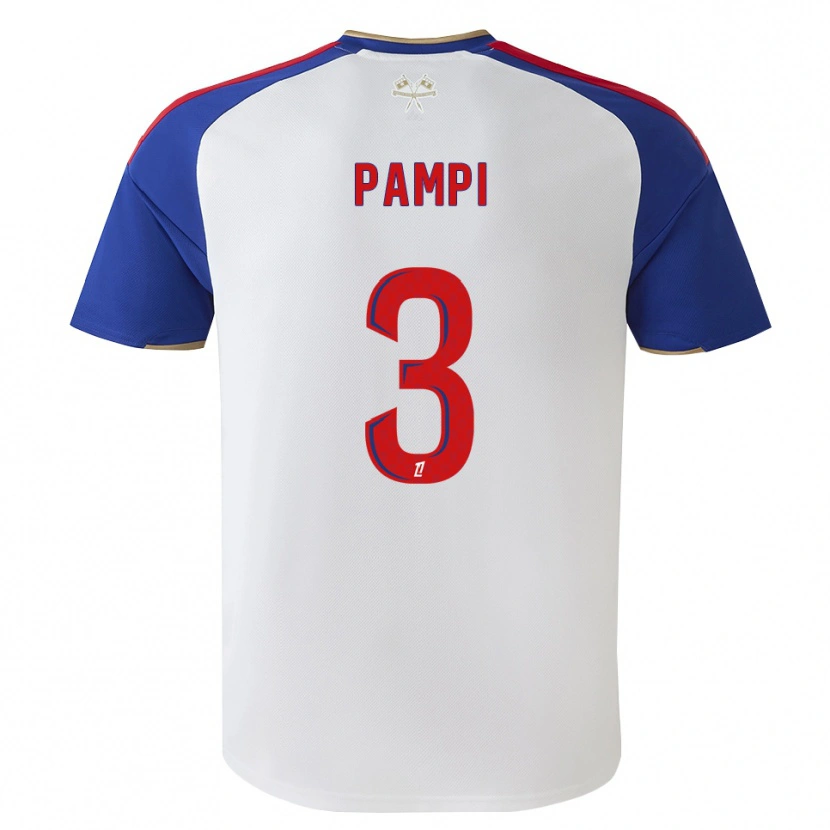 Danxen Herren Emanuel Pampi #3 Königsblau Rot Weiß Heimtrikot Trikot 2026/27 T-Shirt Österreich