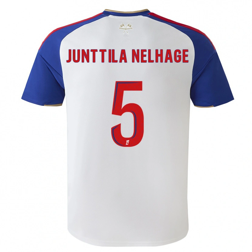 Danxen Herren Elma Junttila Nelhage #5 Königsblau Rot Weiß Heimtrikot Trikot 2026/27 T-Shirt Österreich