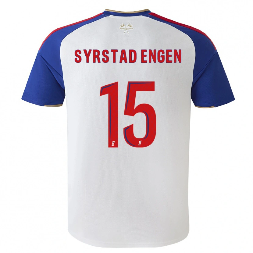 Danxen Herren Ingrid Syrstad Engen #15 Königsblau Rot Weiß Heimtrikot Trikot 2026/27 T-Shirt Österreich
