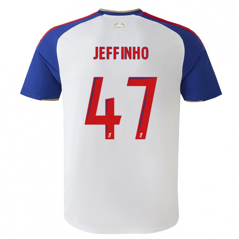 Danxen Herren Jeffinho #47 Königsblau Rot Weiß Heimtrikot Trikot 2026/27 T-Shirt Österreich