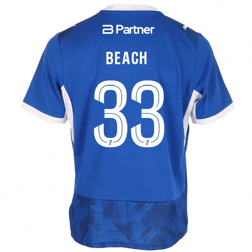 Danxen Herren Patrick Beach #33 Mittelblau Weiß Heimtrikot Trikot 2026/27 T-Shirt Österreich