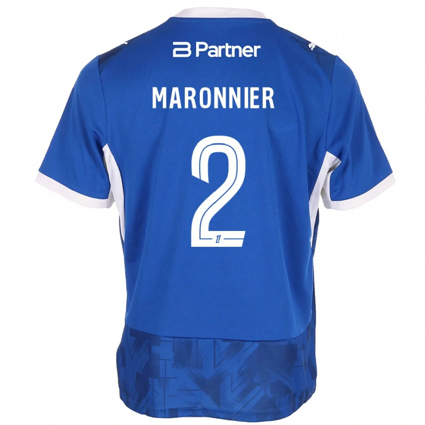 Danxen Herren Lucas Maronnier #2 Mittelblau Weiß Heimtrikot Trikot 2026/27 T-Shirt Österreich
