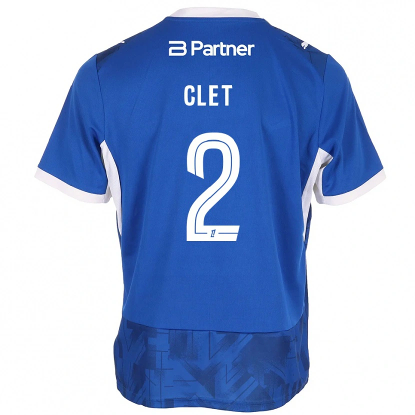 Danxen Herren Chrys Clet #2 Mittelblau Weiß Heimtrikot Trikot 2026/27 T-Shirt Österreich