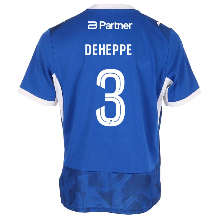 Danxen Herren Nathan Deheppe #3 Mittelblau Weiß Heimtrikot Trikot 2026/27 T-Shirt Österreich