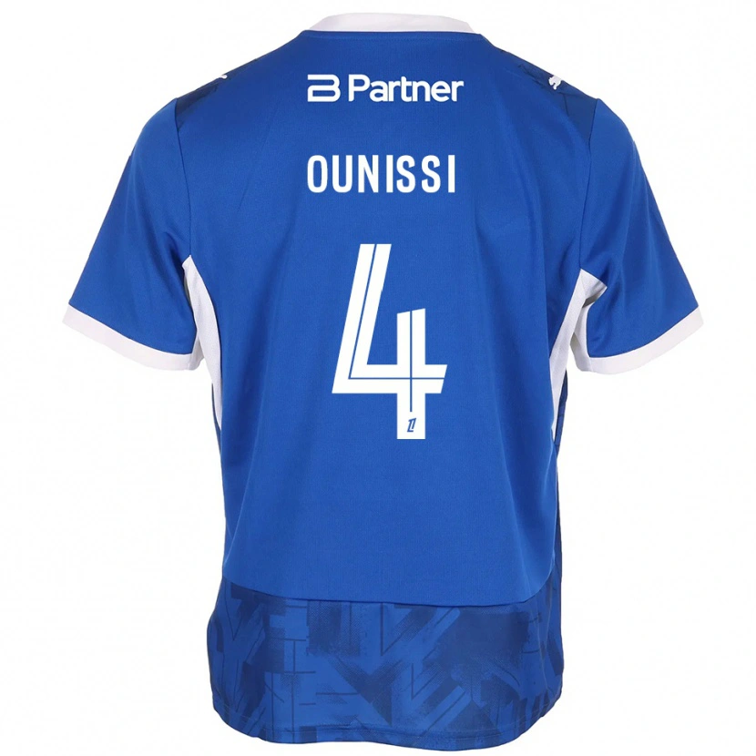 Danxen Herren Ilian Ounissi #4 Mittelblau Weiß Heimtrikot Trikot 2026/27 T-Shirt Österreich