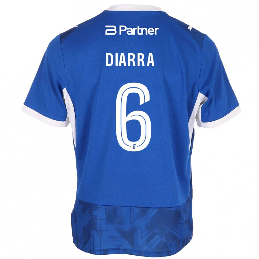 Danxen Herren Salimou Diarra #6 Mittelblau Weiß Heimtrikot Trikot 2026/27 T-Shirt Österreich