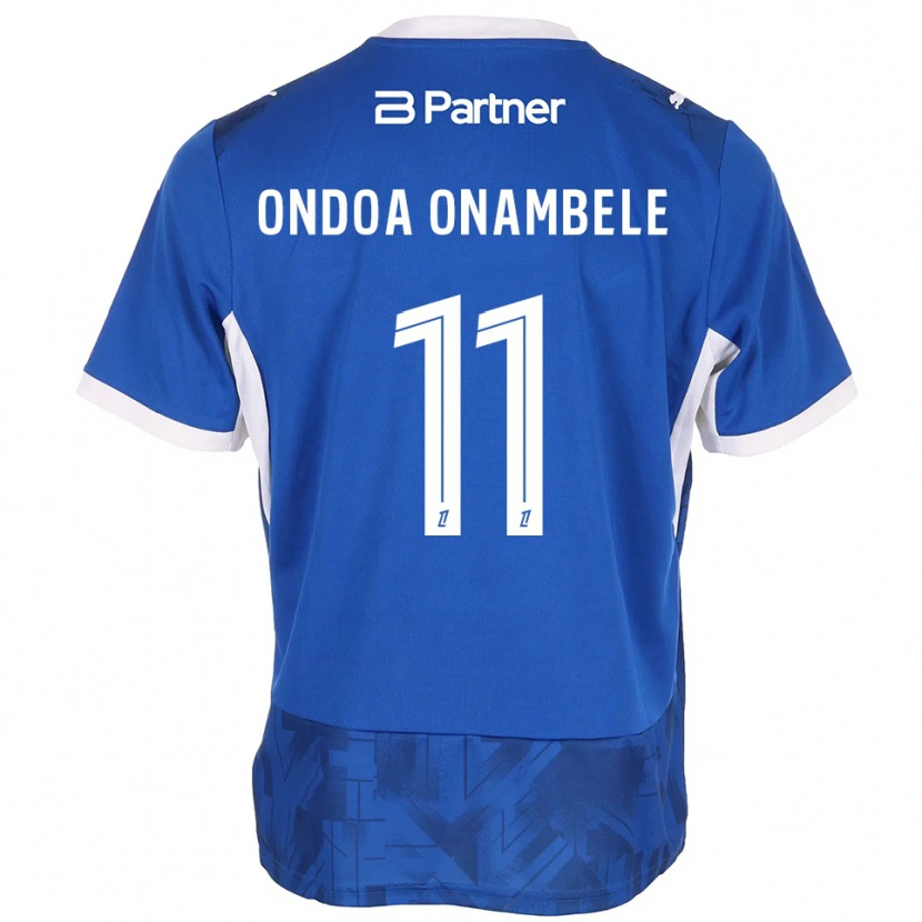 Danxen Herren Fred Ondoa Onambele #11 Mittelblau Weiß Heimtrikot Trikot 2026/27 T-Shirt Österreich