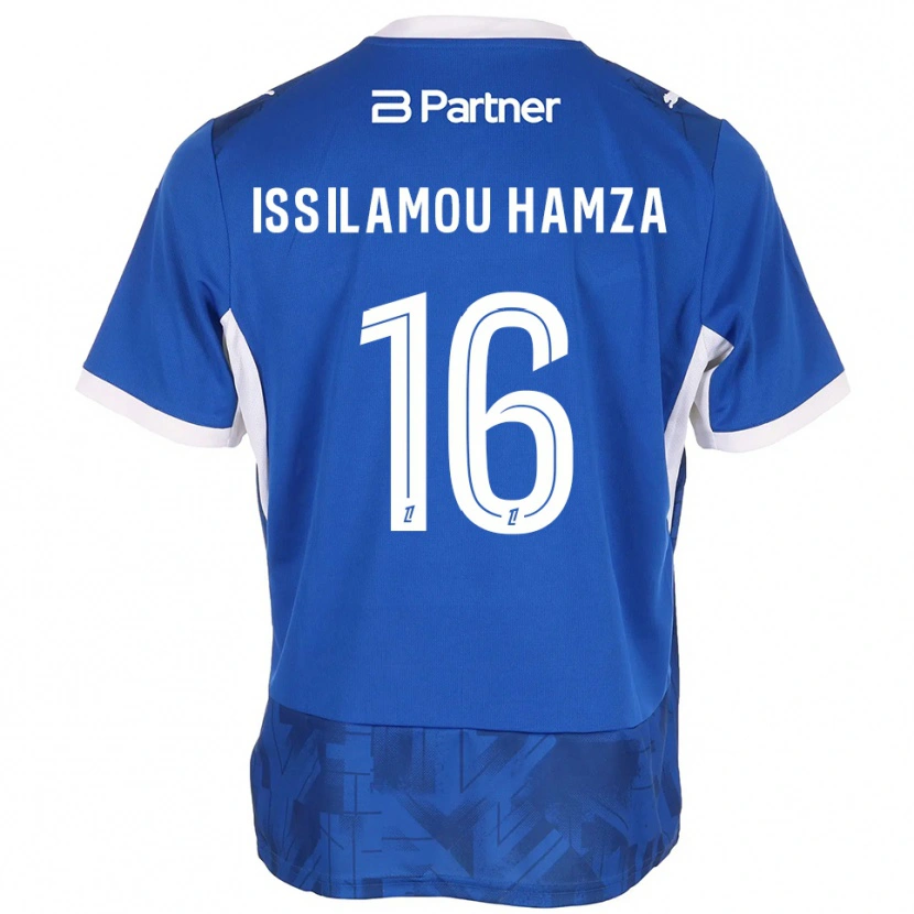 Danxen Herren Fayyad Issilamou Hamza #16 Mittelblau Weiß Heimtrikot Trikot 2026/27 T-Shirt Österreich
