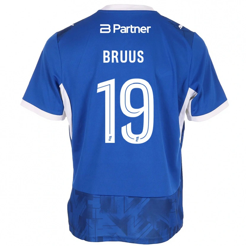 Danxen Herren Andreas Bruus #19 Mittelblau Weiß Heimtrikot Trikot 2026/27 T-Shirt Österreich