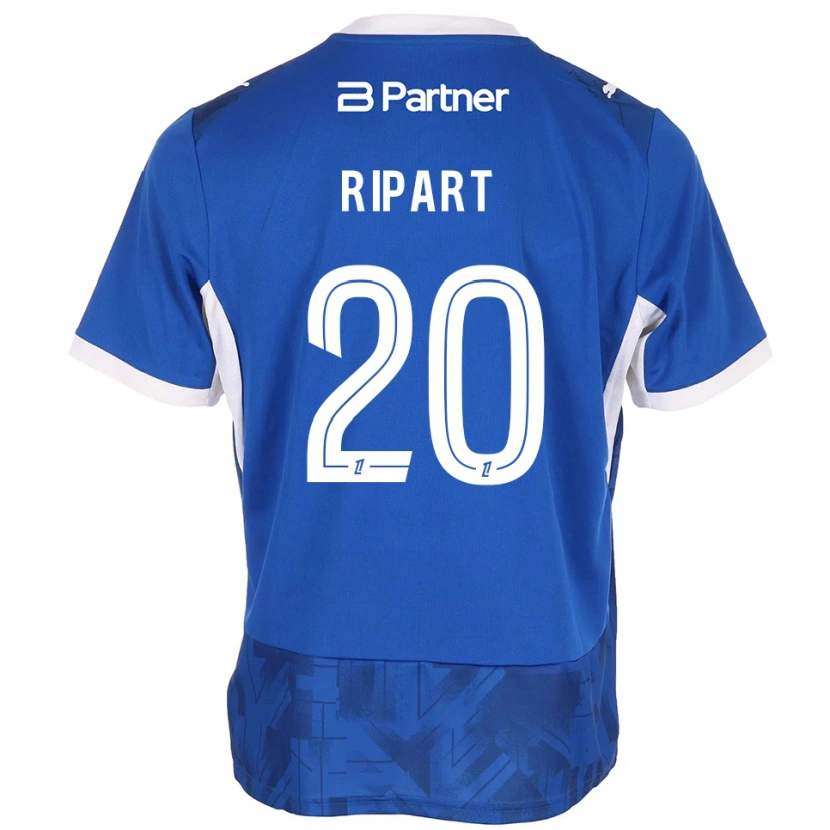 Danxen Herren Renaud Ripart #20 Mittelblau Weiß Heimtrikot Trikot 2026/27 T-Shirt Österreich