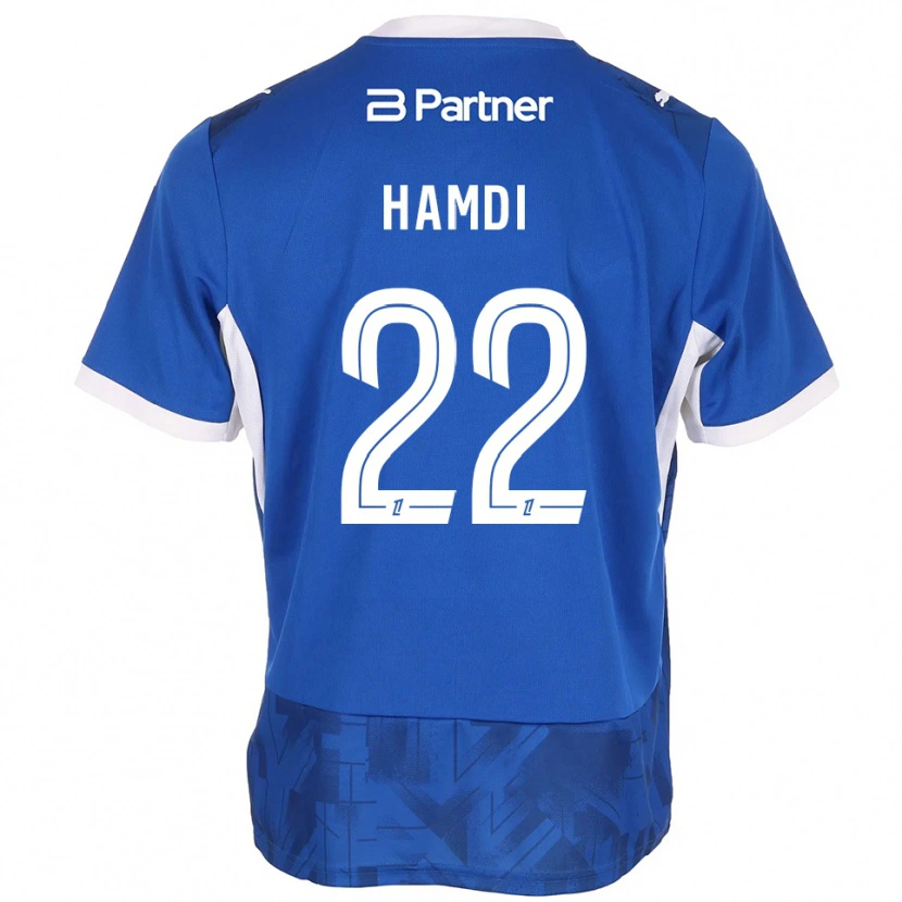 Danxen Herren Mathis Hamdi #22 Mittelblau Weiß Heimtrikot Trikot 2026/27 T-Shirt Österreich
